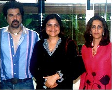 anil kapoor, sunita kapoor and punita trrikha